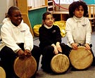 kids drumming